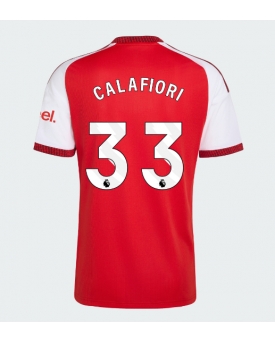 Arsenal Riccardo Calafiori #33 Maglia Gara Casa Repliche 2026-27 Maniche Corte Arsenal Riccardo Calafiori #33 Maglia Gara Casa Repliche 2026-27 Maniche Corte